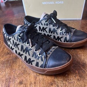 Michael Kors Black and Tan Shoes
